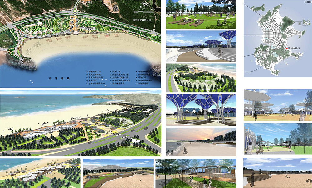 陆丰金厢滩度假村规划图